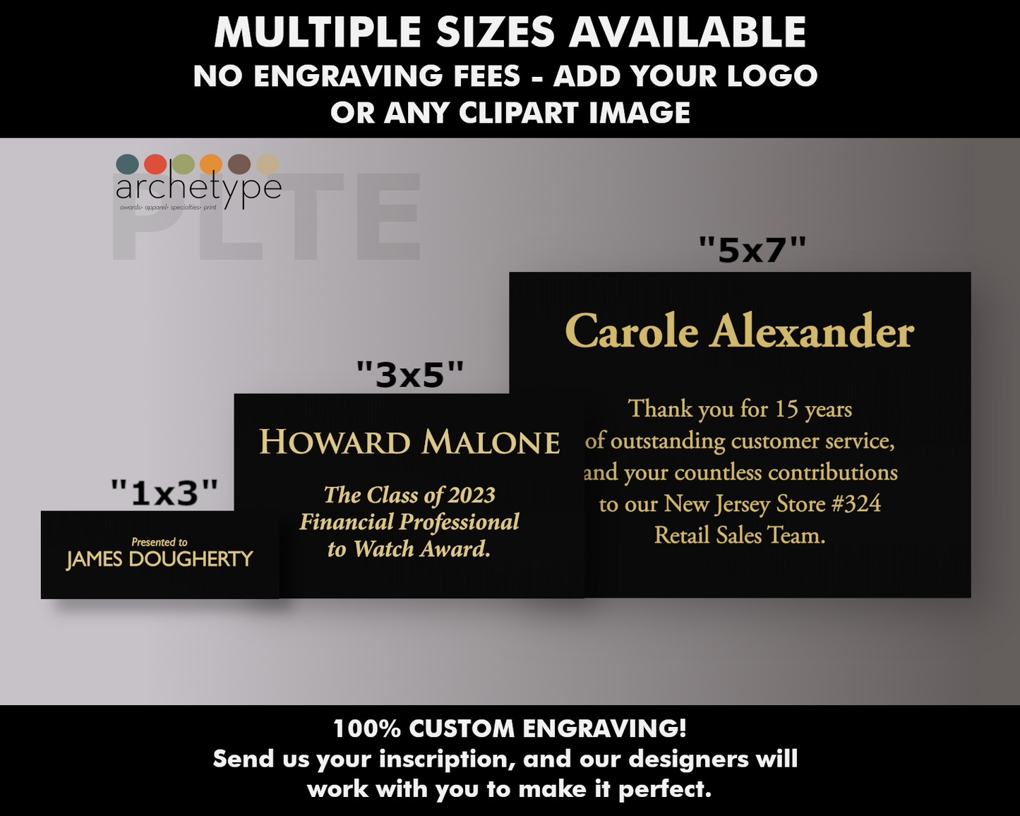 PLTE/Black (Gold Lettering)